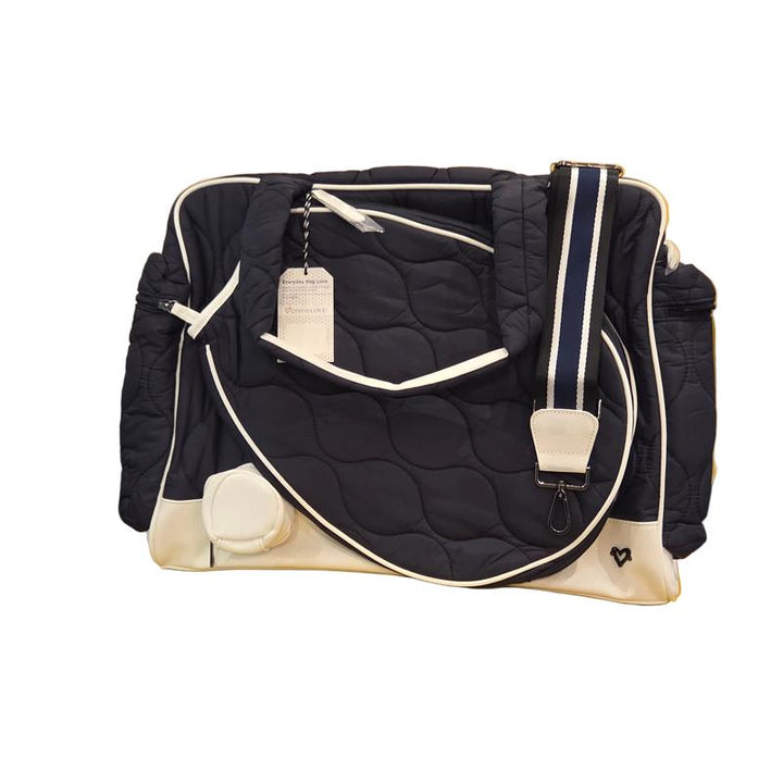 preneLOVE Tennis Puffer Tote - Navy