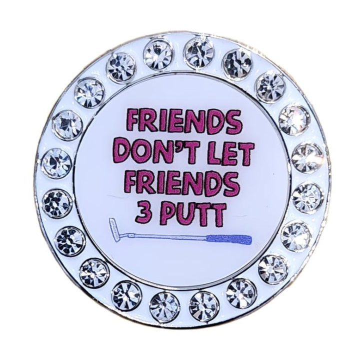 BOG Golf Crystal Rim Ball Marker - Assorted