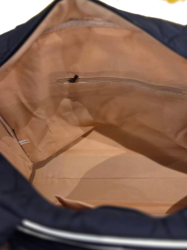 preneLOVE Tennis Puffer Tote - Navy