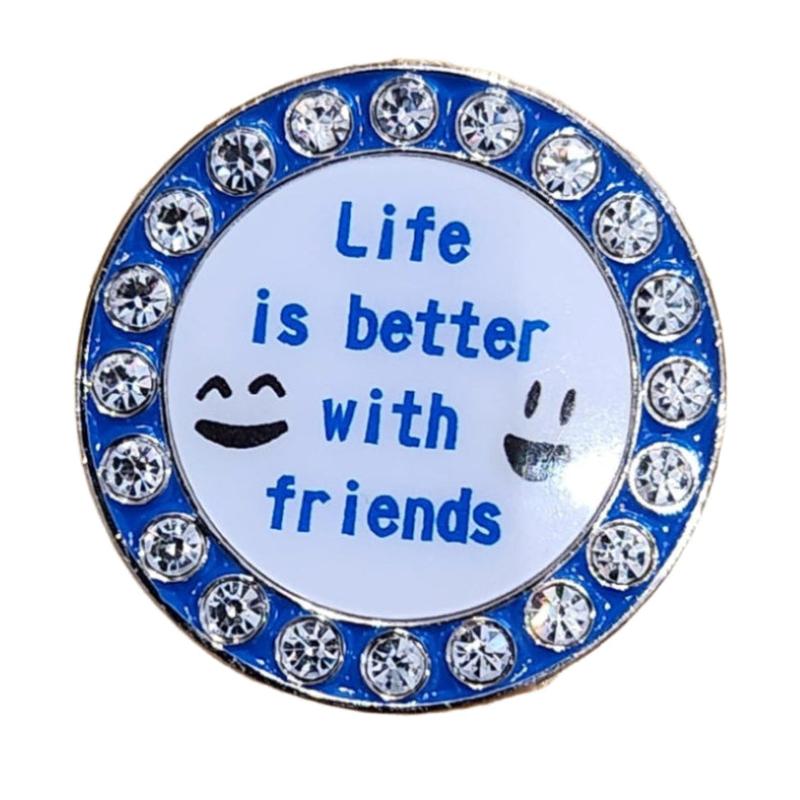 BOG Golf Crystal Rim Ball Marker - Assorted