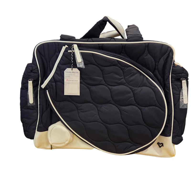 preneLOVE Tennis Puffer Tote - Navy