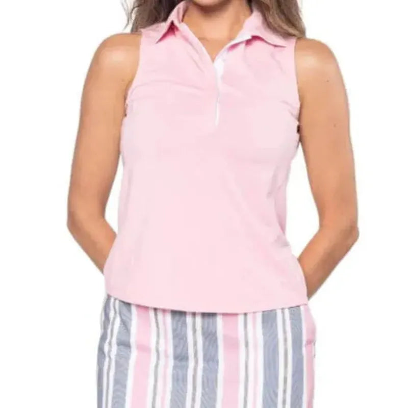 Golftini Fabulous S/L Polo - Rose Pink