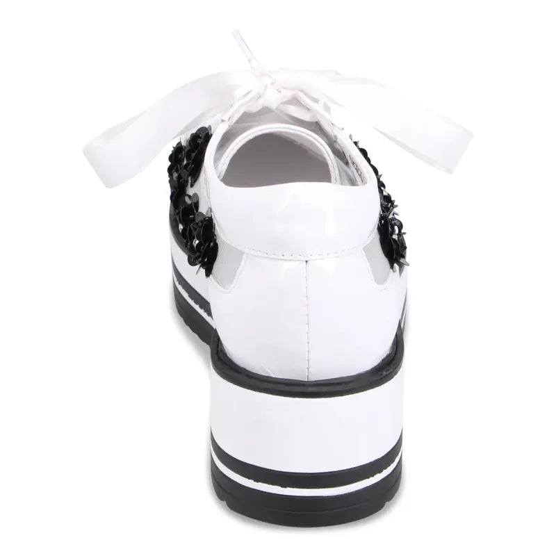 Django & Juliette Sereno Sneaker - White/Black