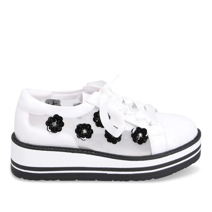 Django & Juliette Sereno Sneaker - White/Black