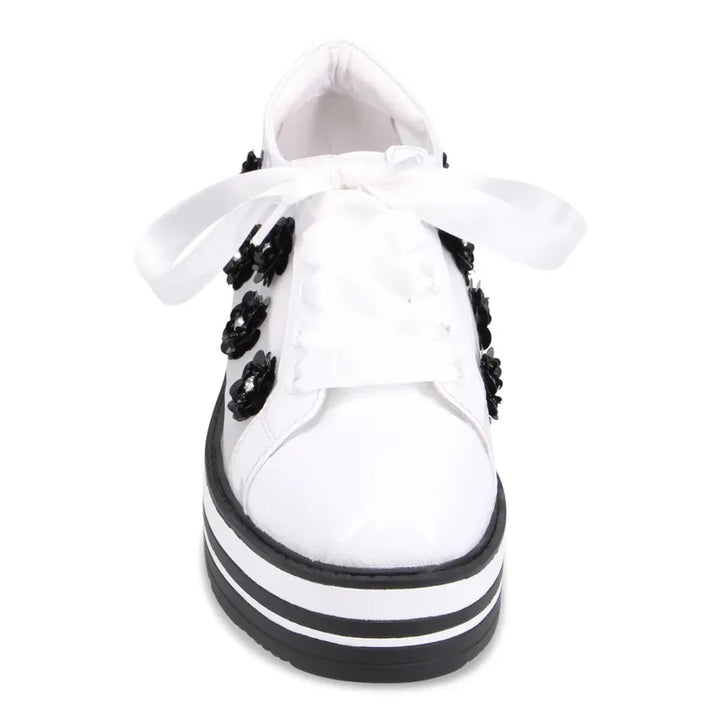 Django & Juliette Sereno Sneaker - White/Black