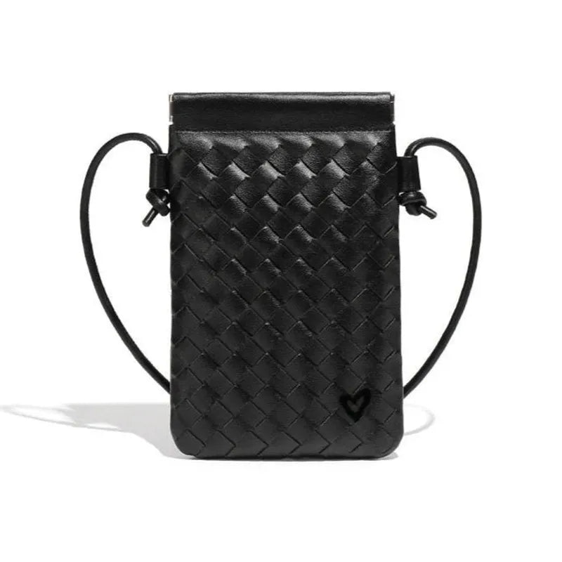 preneLOVE Sherwood Vegan Phone Bag - Black