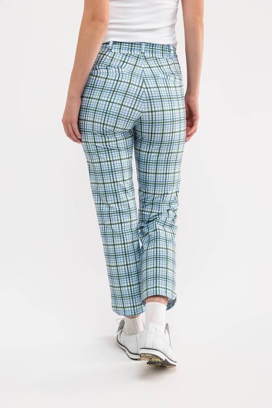 Smith & Quinn Portia Ankle Pant(27") - Meadow Blue Plaid
