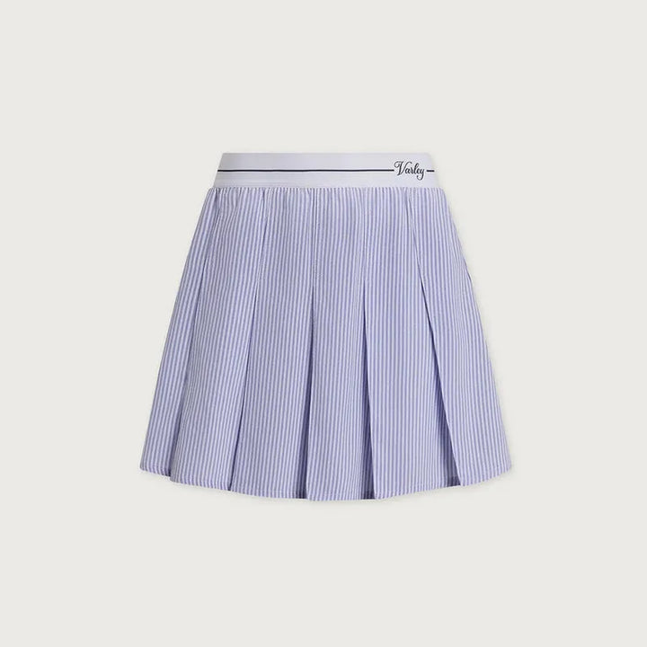 Varley Toyah Hi Rise Skort - Blue Stripe