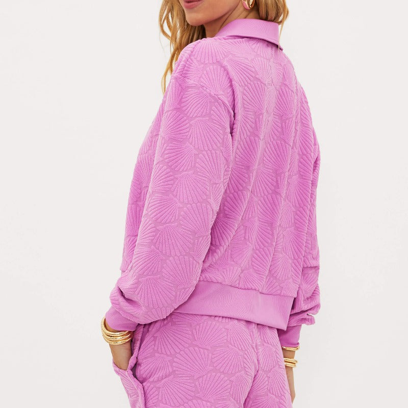 Beach Riot Martina Sweatshirt - Shell Pink