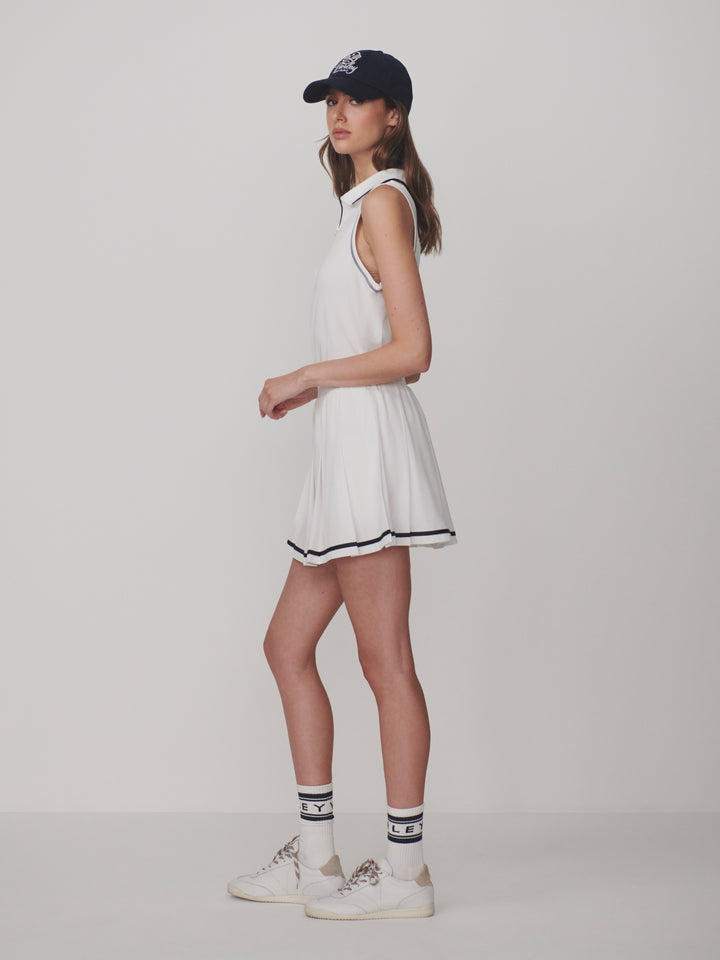 Varley Courtney Skort (14.5") - White/Navy