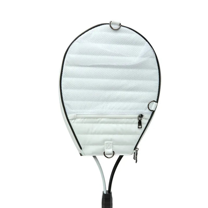 Think Royln Love All Tennis Bag - White Patent
