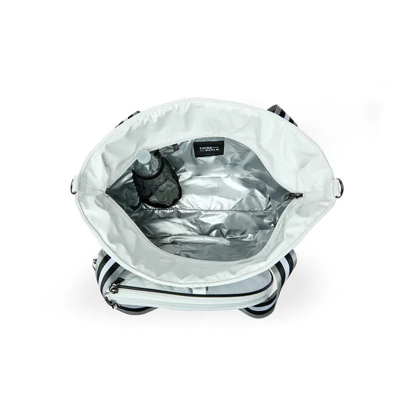Think Royln Love All Tennis Bag - White Patent