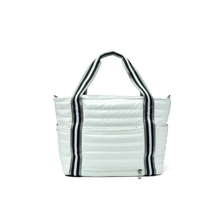 Think Royln Love All Tennis Bag - White Patent