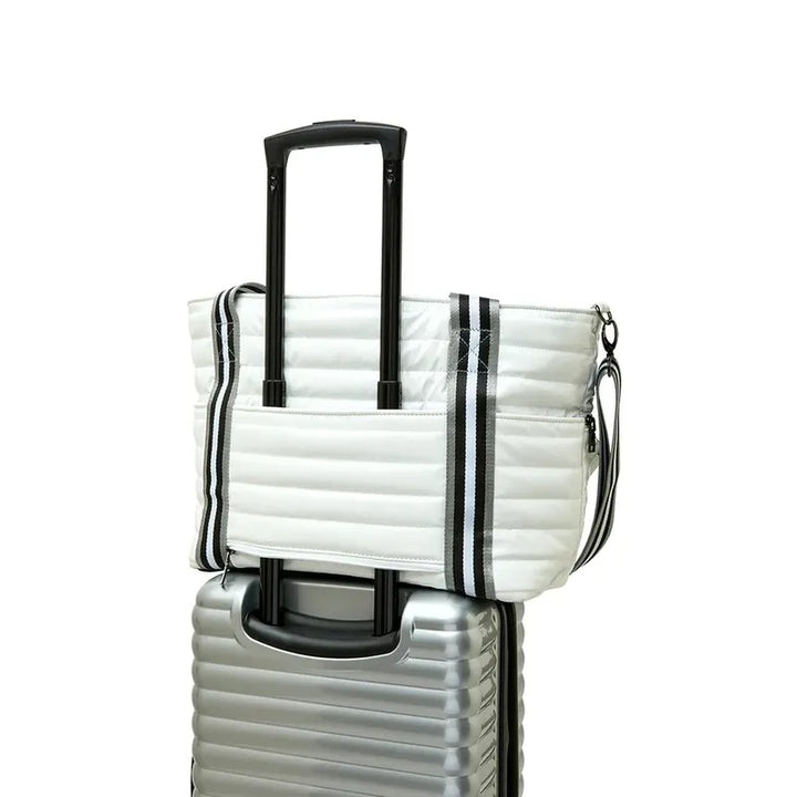 Think Royln Love All Tennis Bag - White Patent