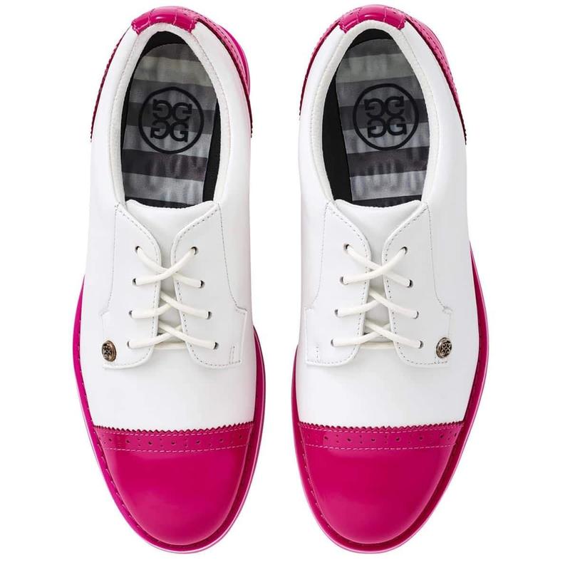 G/FORE Cap Toe Gallivanter Golf Shoe - Day Glo Pink