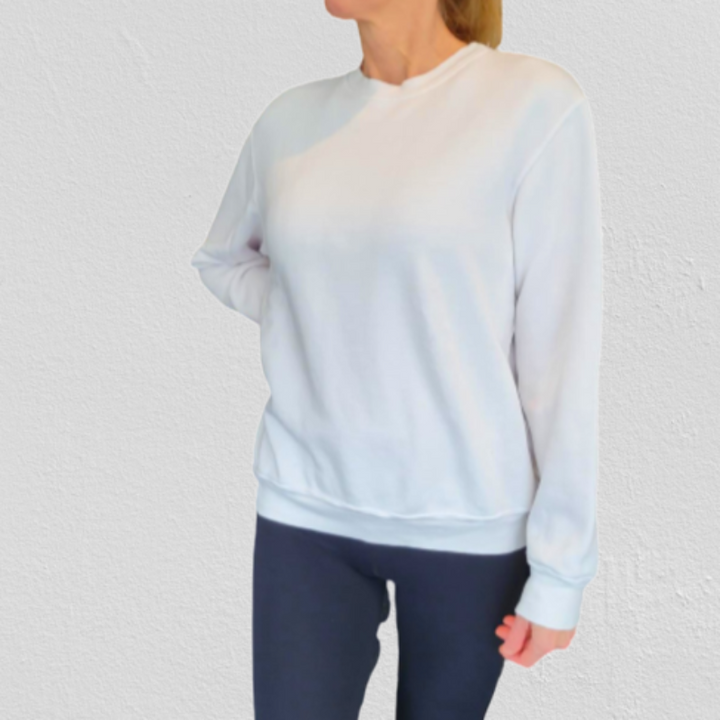 Strut This Graham Sweatshirt - White