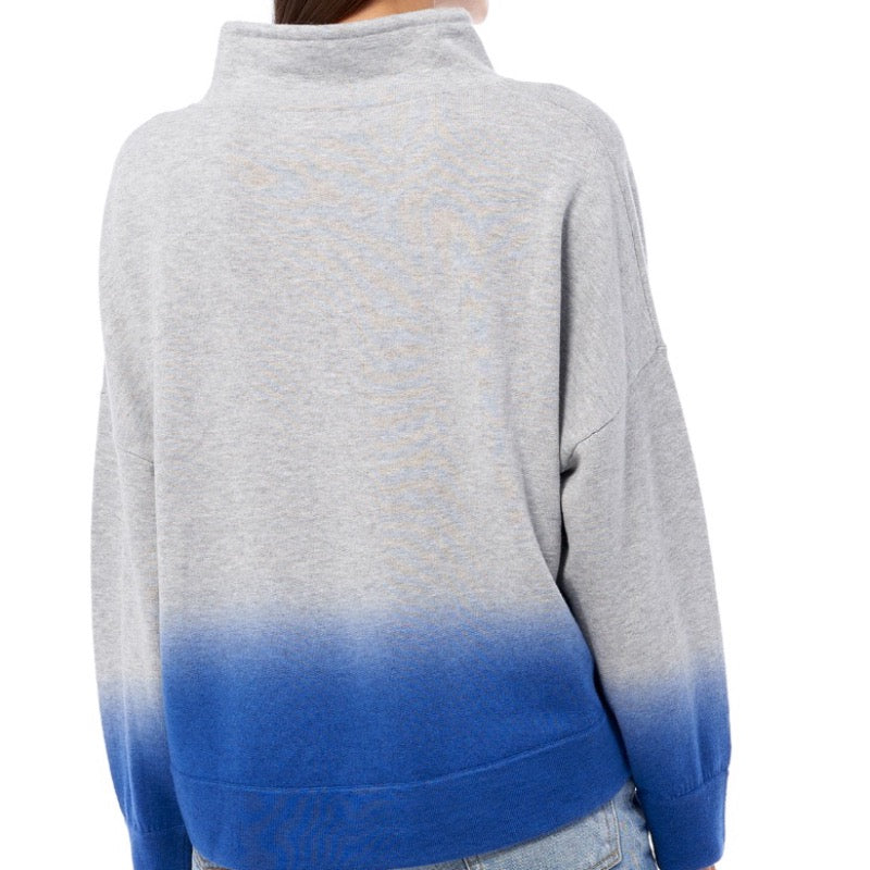 360 Cashmere Coral Sweater - Mist/Azure