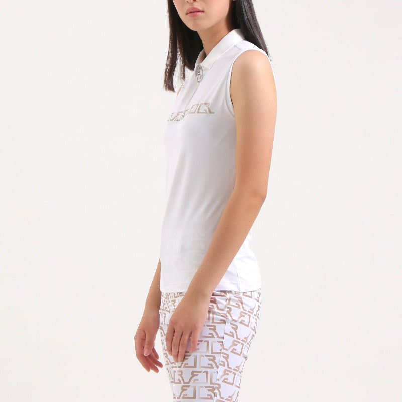 Chervò Apse S/L Polo - White/Beige