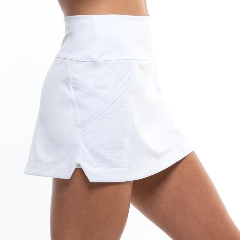 Lucky In Love Baller Skort - White