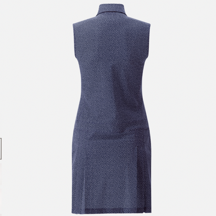 Chervo Jully S/L Polo Dress - Navy Print
