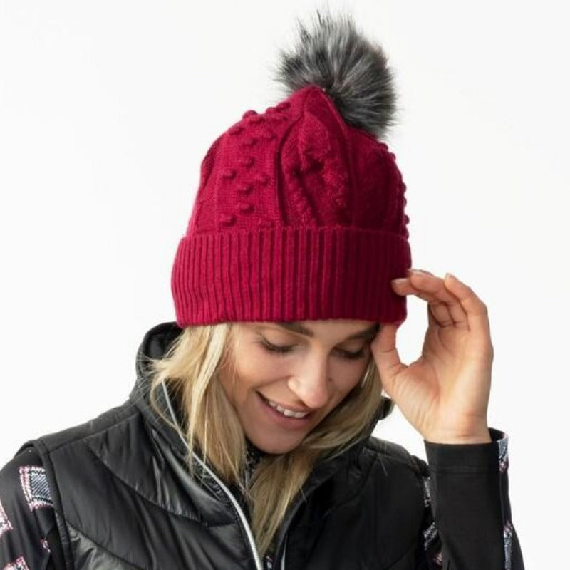 Daily Sports Amedine Knit Hat - Plum