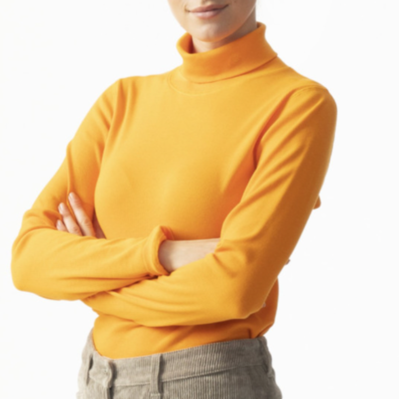 Daily Sports Maggie Turtleneck Sweater - Orange