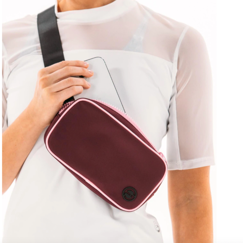 Foray Golf Belt Bag - Burgundy