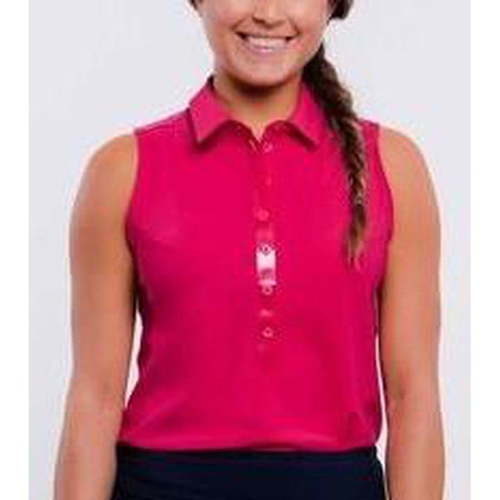 Foray Golf Core 2.0 S/L Polo - New Fuxia