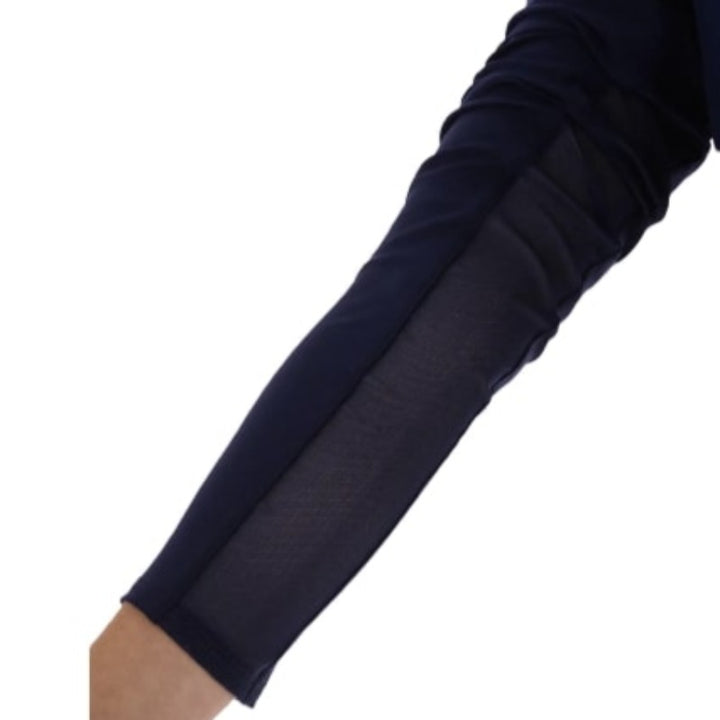 Foray Golf Core L/S Polo (mesh arm) - Navy
