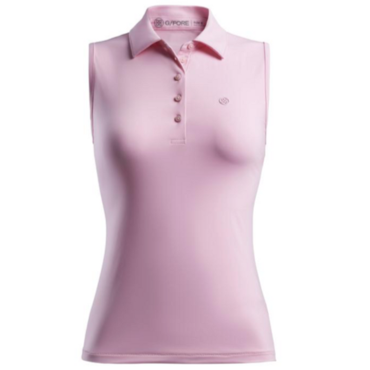 G/FORE Featherweight S/L Polo - Pink