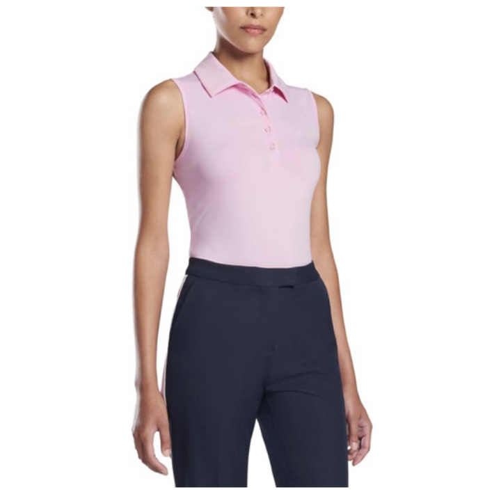 G/FORE Featherweight S/L Polo - Pink