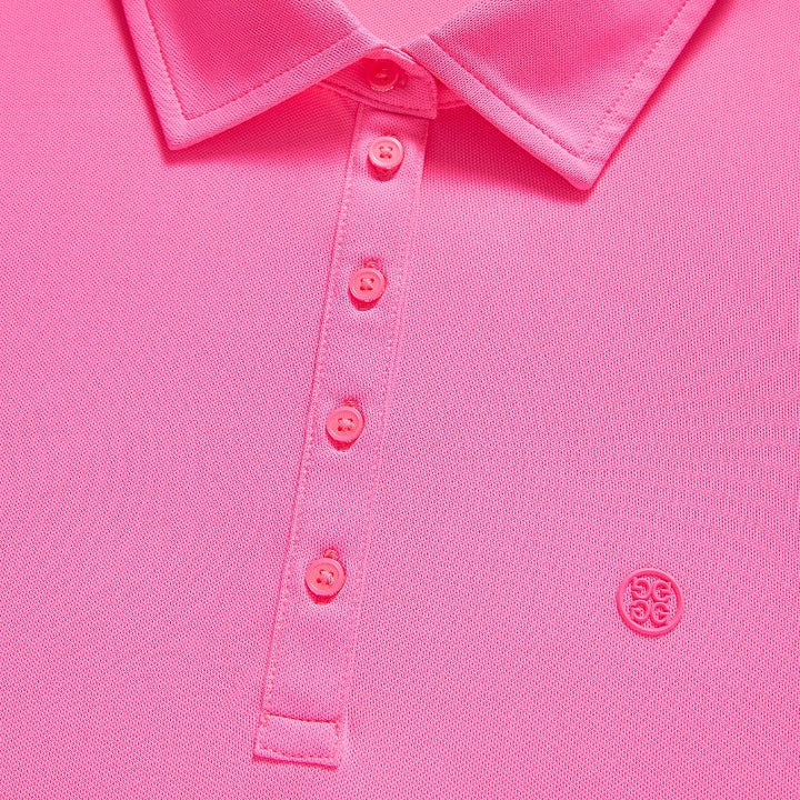 G/FORE S/L Pique Polo - Knockout Pink