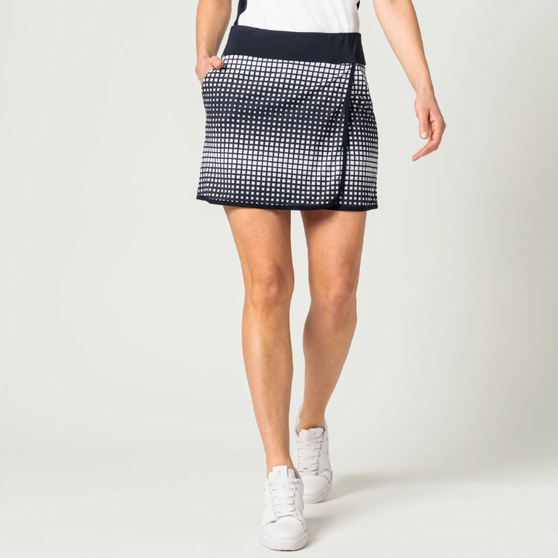 Golfino Drive Printed Skort - Navy