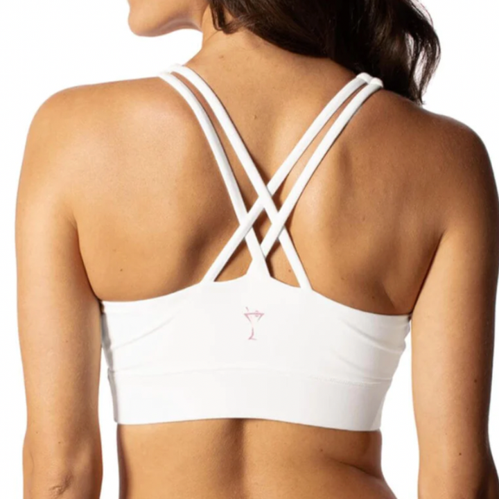 Golftini Crossover Bra - White