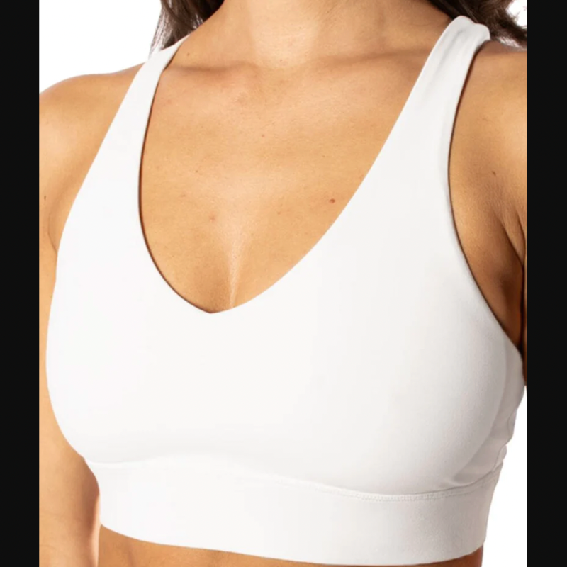 Golftini Crossover Bra - White