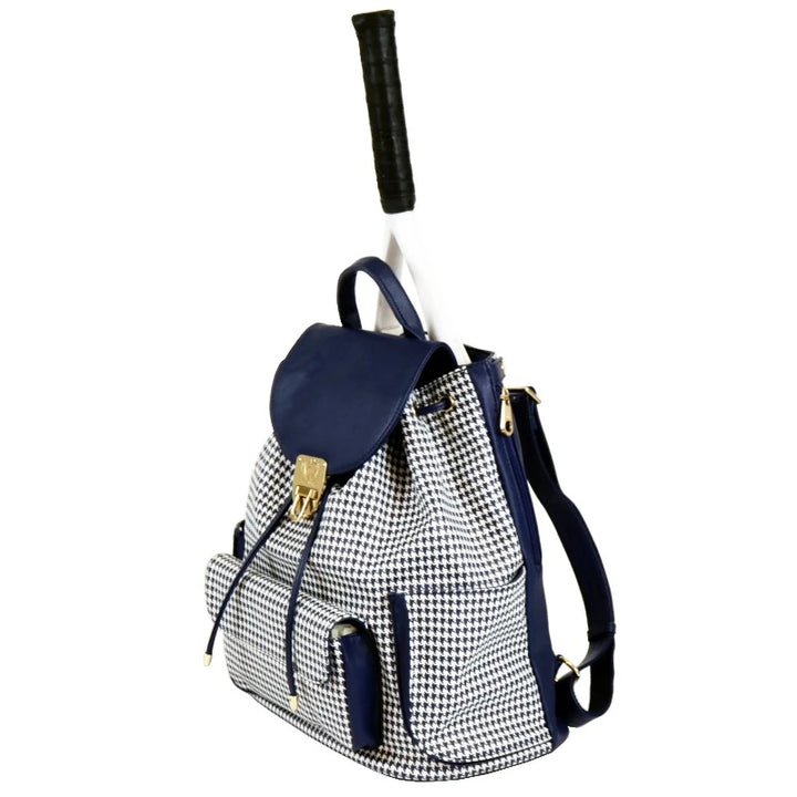 Court Couture Hampton Bag - Houndstooth Blue