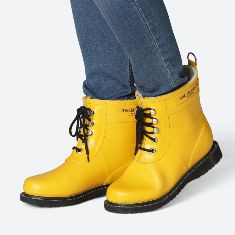 Ilse Jacobsen Short Rainboot - Yellow