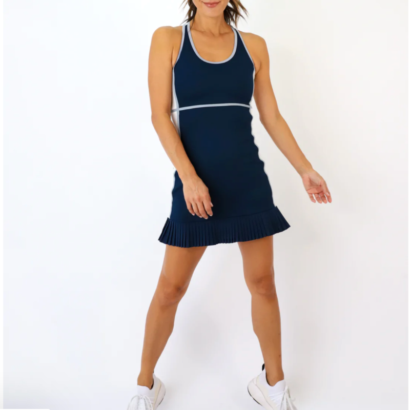 InPhorm Ashley Tennis Dress - Midnight/Vapour