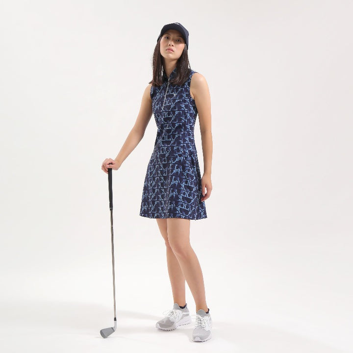 Chervò Jerusalem S/L Dress - Navy Print