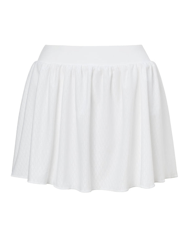 L'Oeuf Poche Ballet Pirouette Skort - White Lace