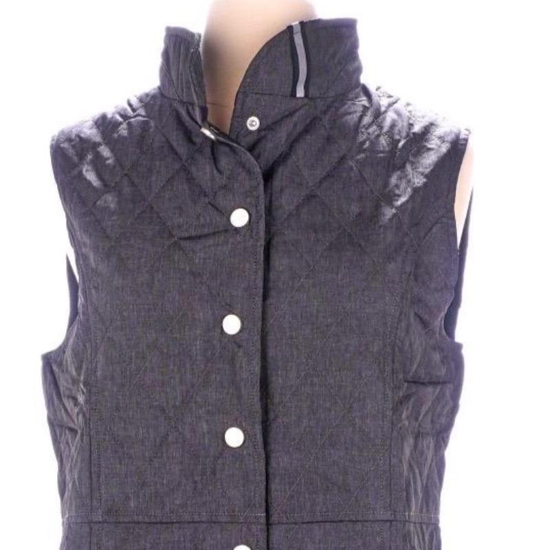 Movetes Aurora Quilted Vest - Slate Grey