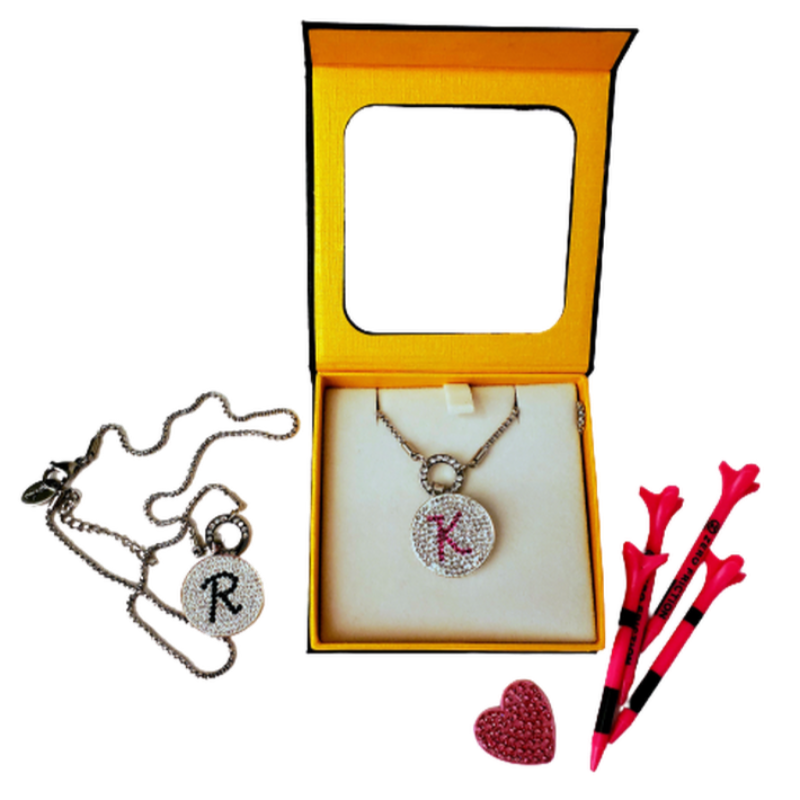 Navika Crystal Allure Magnetic Necklace For Ball Marker