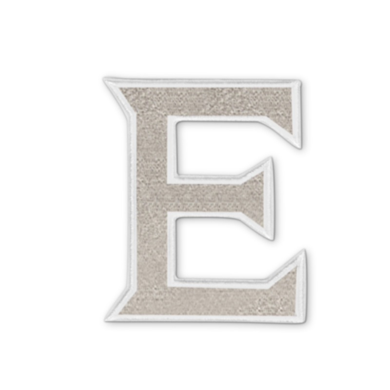 Oliver Thomas Letter Badge - Smoke E