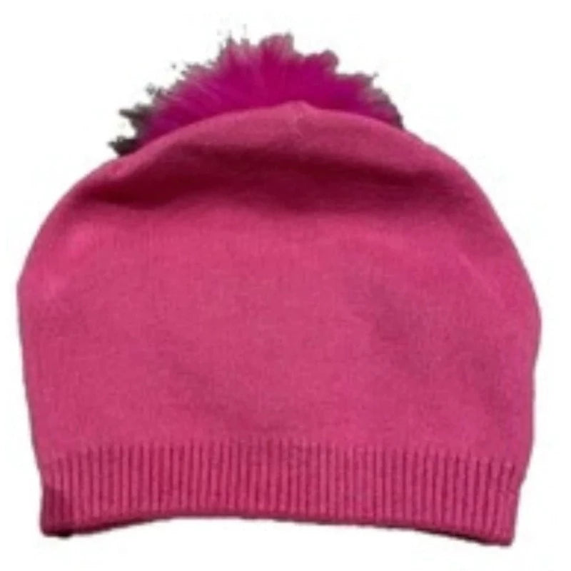 PNYC Evelyn Beanie (Faux Fur) - Hot Pink