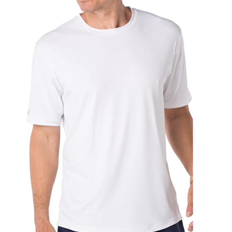 IBKUL Men's S/S Crew Neck T-Shirt - White