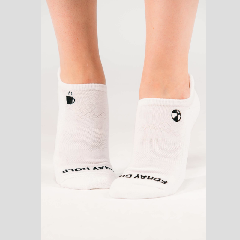 Foray Golf Lingo Ankle Socks - Breakfast/Ball