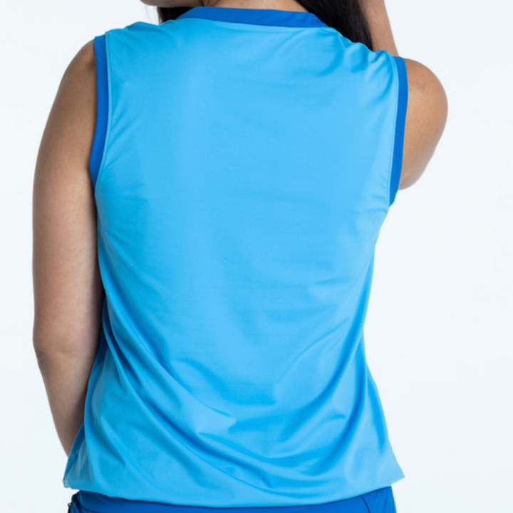 Kinona Free & Easy S/L Top - Cornflower Blue