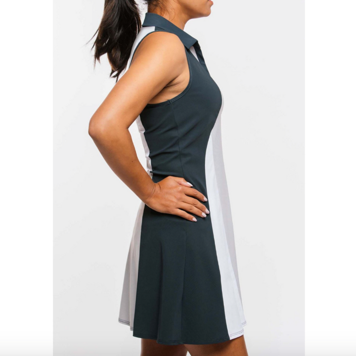 Foray Golf Current Wave Dress - Grey/White