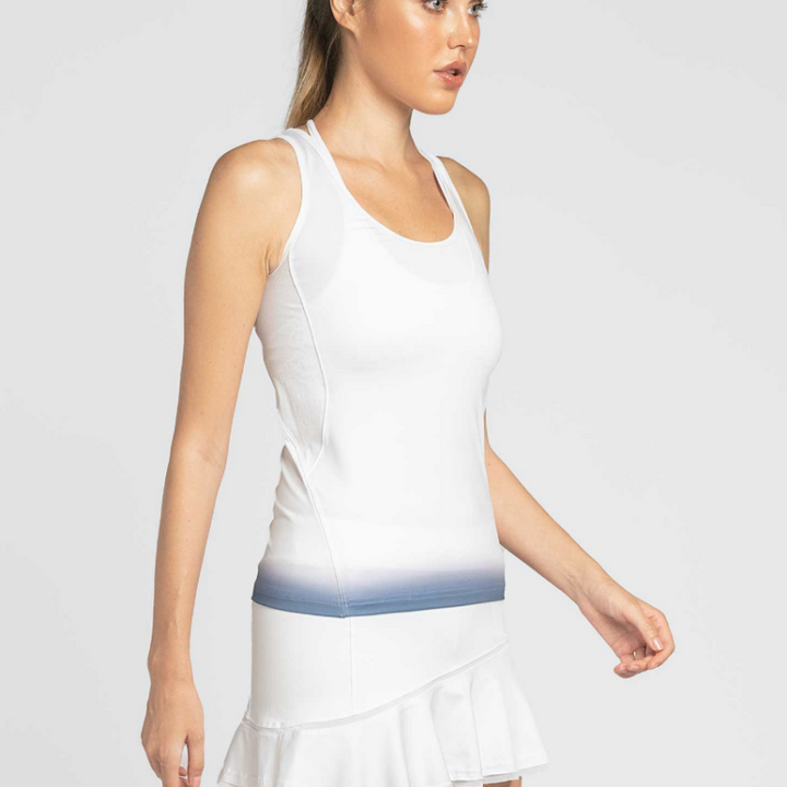 InPhorm Kai Athletic Tank - White/Ombre