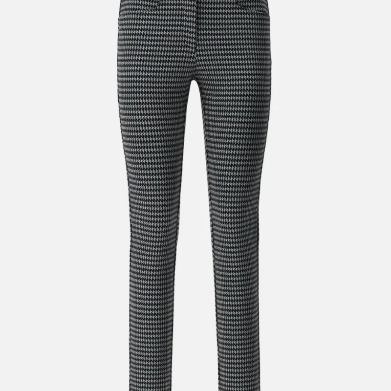 Chervò Sushi Trousers - Black/White Check